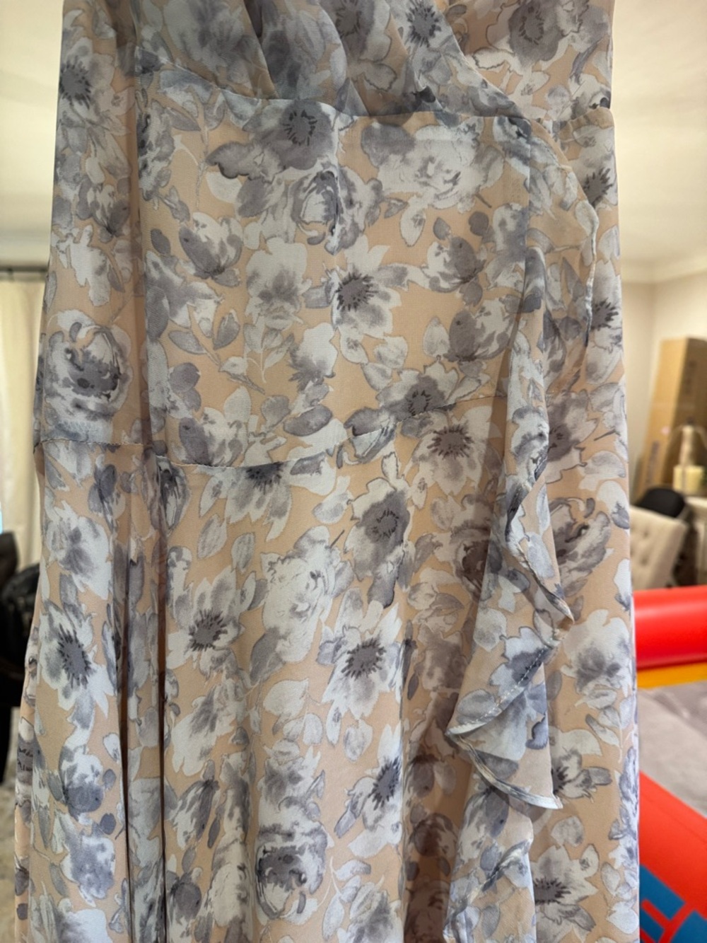 ASTR Floral Ruffle Maxi Dress - Picture 2 of 3